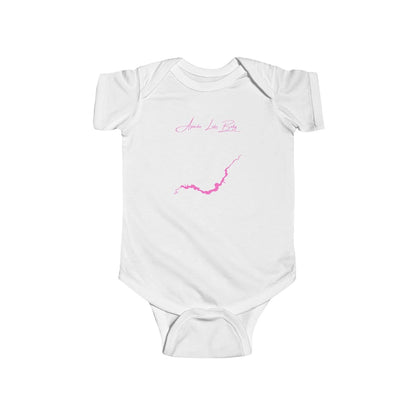 Arizona  Apache  Lake  Onesie  front  position  view  from  front  white.webp
