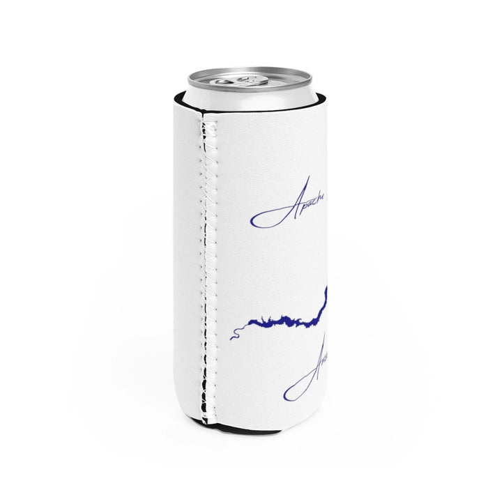 Arizona  Apache  Lake  Slim  Can  Koozie  all  position  view  from  right  white.webp
