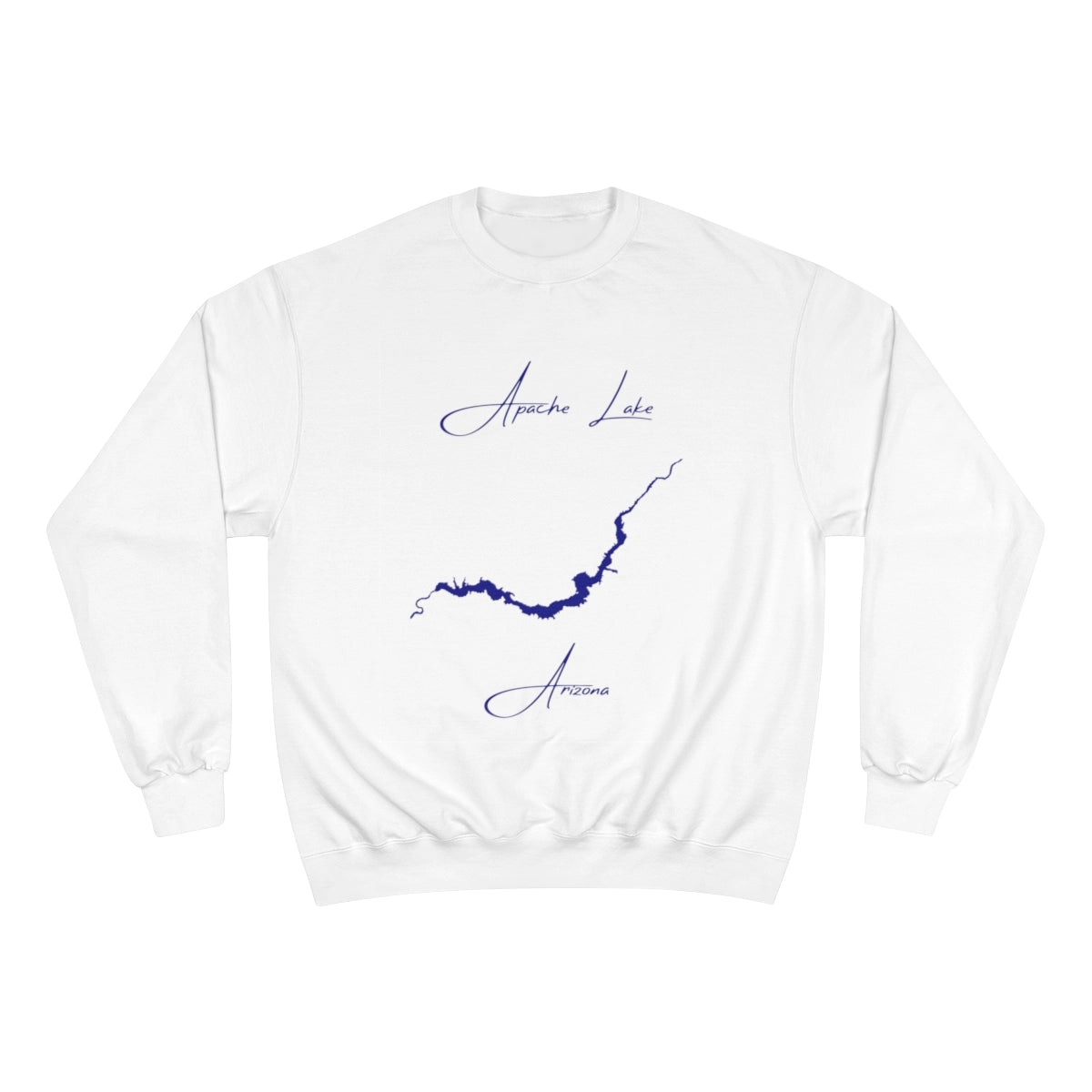 Arizona  Apache  Lake  Sweatshirt  front  position  view  from  front  white.webp