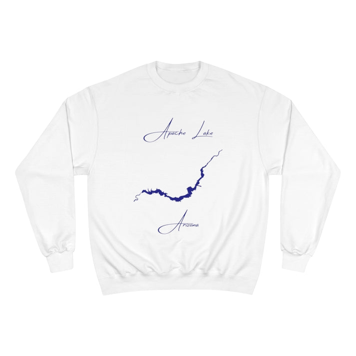 Arizona  Apache  Lake  Sweatshirt  front  position  view  from  front  white.webp