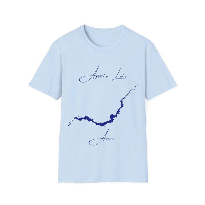 Arizona  Apache  Lake  T-shirt  front  position  view  from  front  light  blue.webp