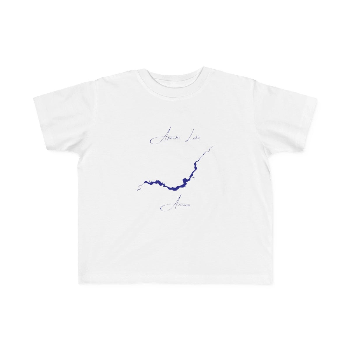 Arizona  Apache  Lake  Toddler  T-shirt  front  position  view  from  front  white.webp