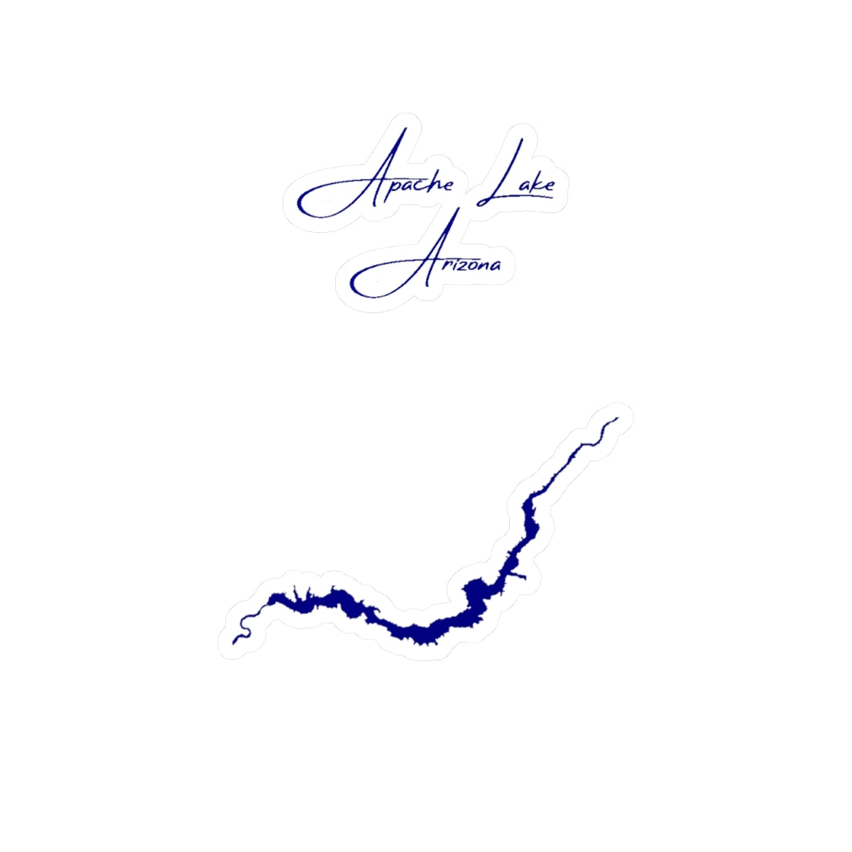 Arizona  Apache  Lake  Vinyl  Decal  other  position  view  from  front  4  x  6.webp