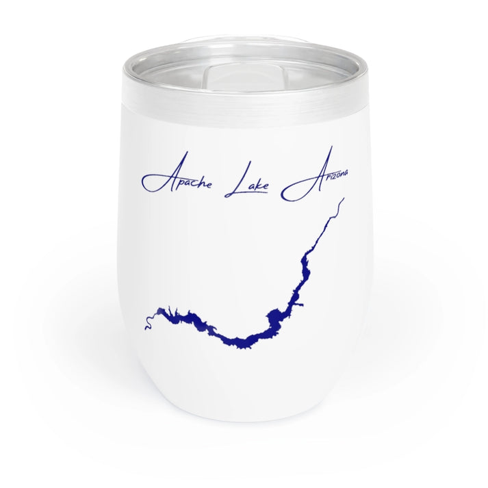 Arizona  Apache  Lake  Wine  Tumbler  front  position  view  from  front  white.webp
