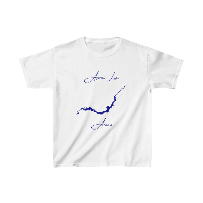 Arizona  Apache  Lake  Youth  T-shirt  front  position  view  from  front  white.webp