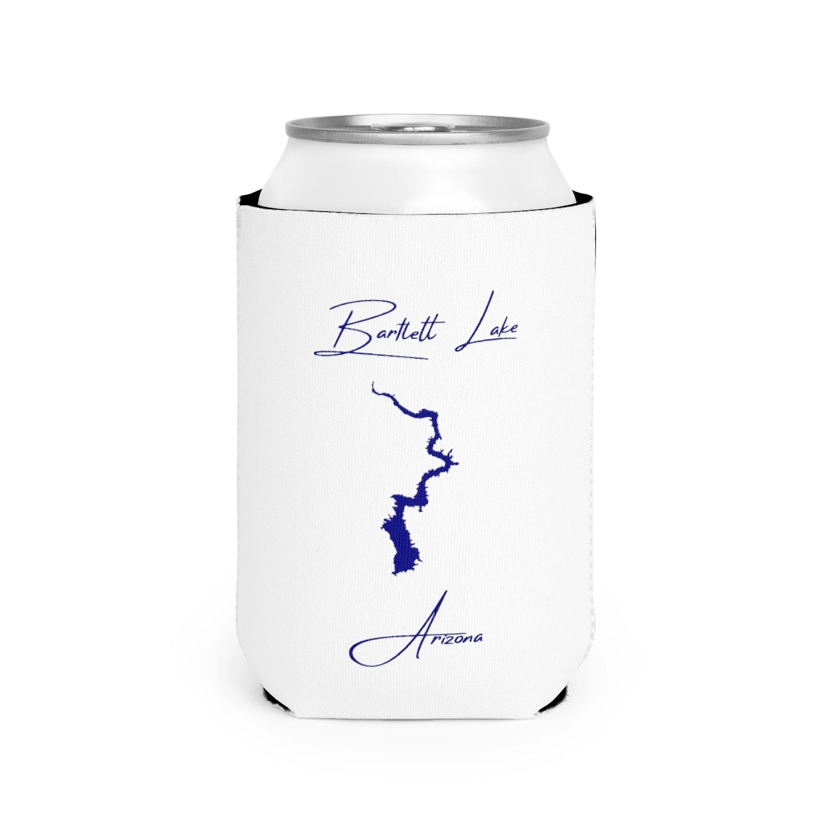 Arizona  Bartlett  Lake  Can  Koozie  front  position  view  from  front-2  white.webp