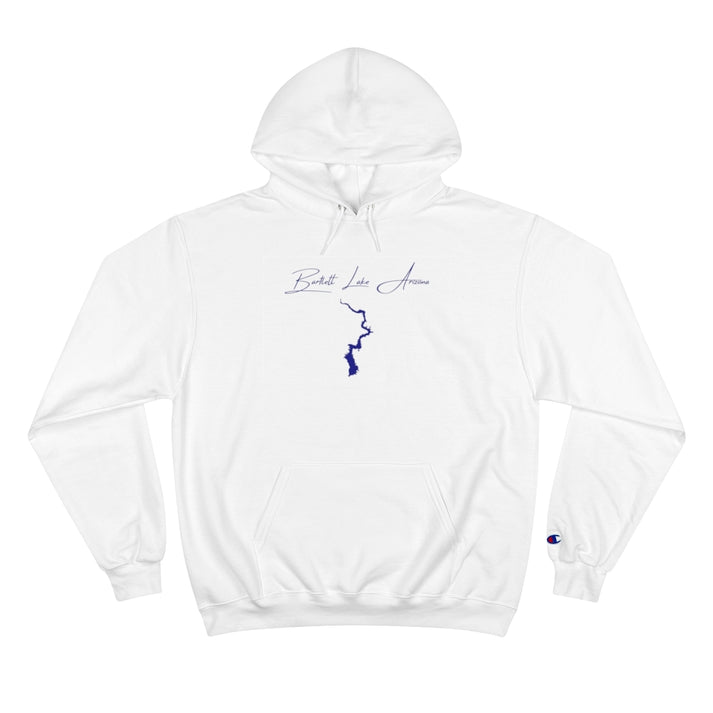Arizona  Bartlett  Lake  Hoodie  front  position  view  from  front  white.webp