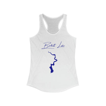 Arizona  Bartlett  Lake  Racerback-Tank  front  position  view  from  front  solid  white.webp