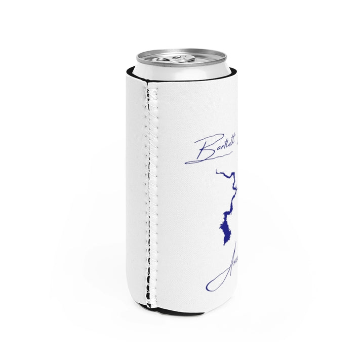 Arizona  Bartlett  Lake  Slim  Can  Koozie  all  position  view  from  right  white.webp