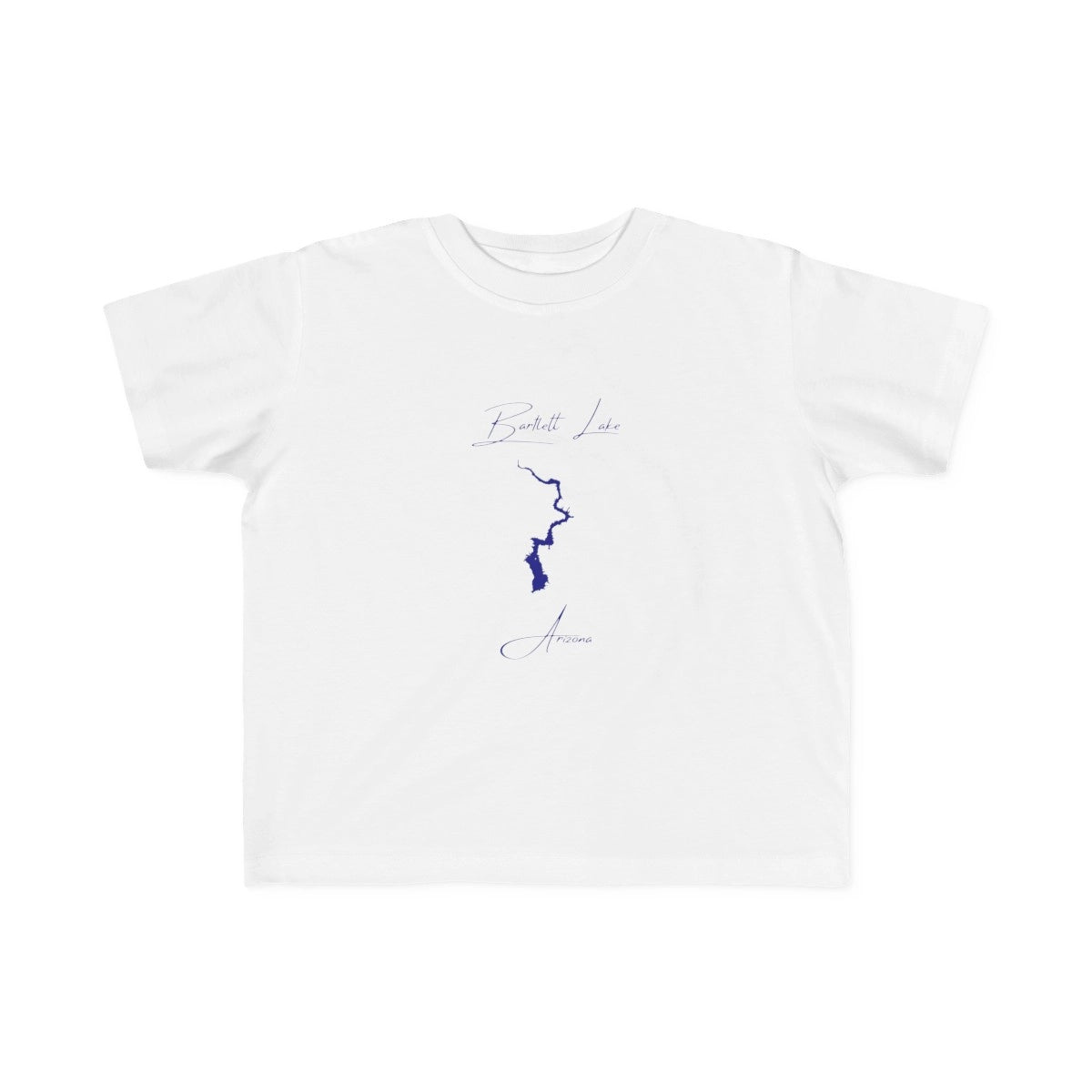 Arizona  Bartlett  Lake  Toddler  T-shirt  front  position  view  from  front  white.webp