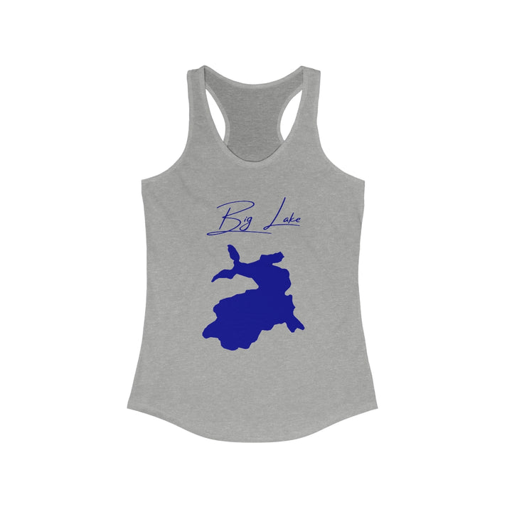 Arizona  Big  Lake  Racerback-Tank  front  position  view  from  front  heather  grey.webp