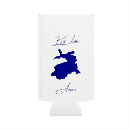 Arizona  Big  Lake  Slim  Can  Koozie  front  position  view  from  flat-front  white.webp