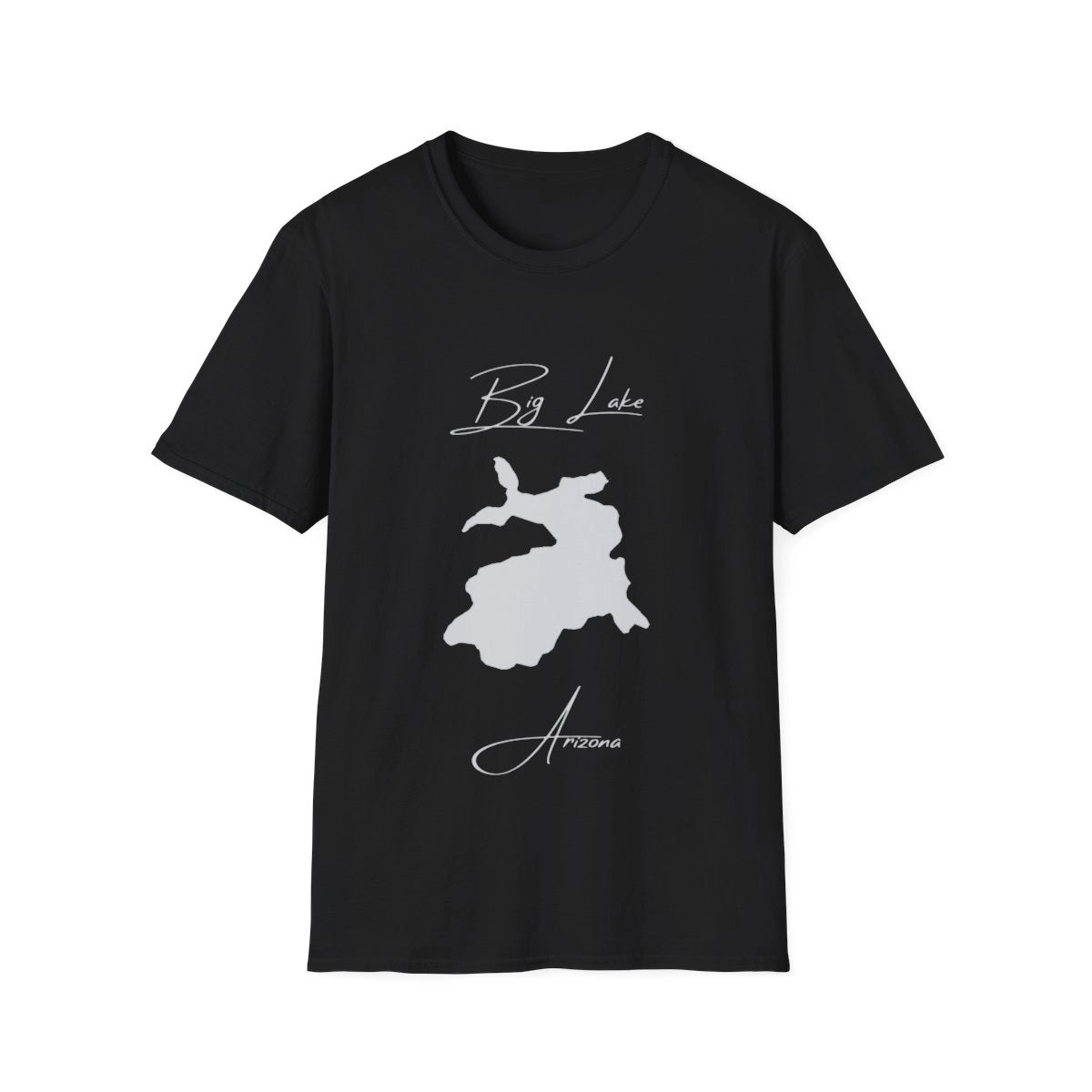 Arizona  Big  Lake  T-shirt  front  position  view  from  front  black.webp