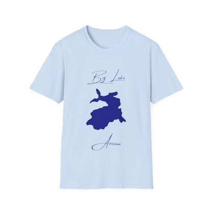 Arizona  Big  Lake  T-shirt  front  position  view  from  front  light  blue.webp
