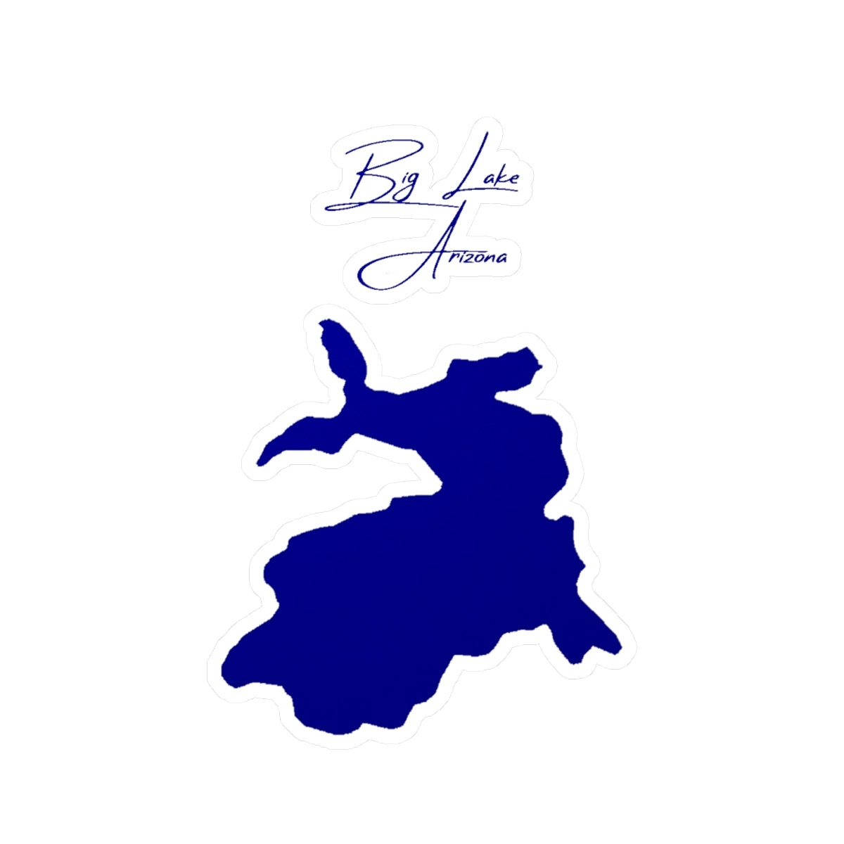 Arizona  Big  Lake  Vinyl  Decal  other  position  view  from  front  4  x  6.webp