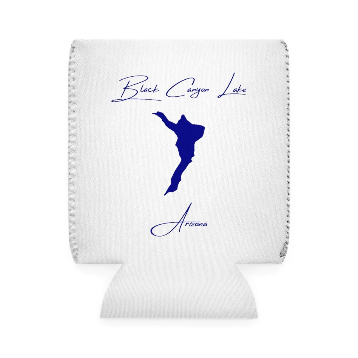 Arizona  Black  Canyon  Lake  Can  Koozie  front  position  view  from  front-1  white.webp