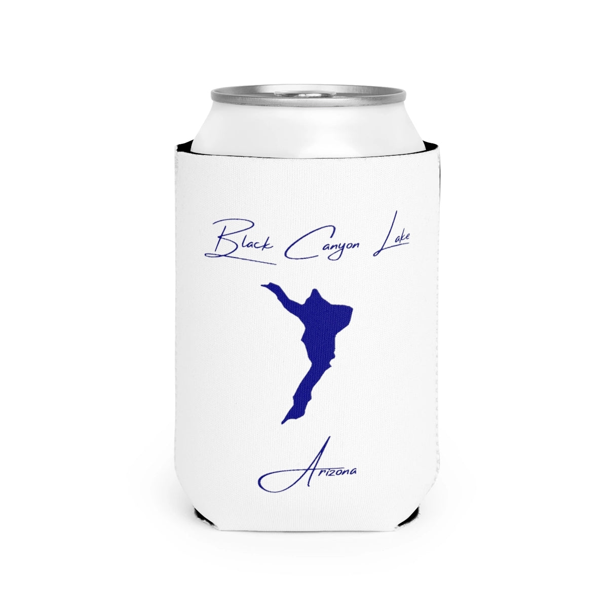Arizona  Black  Canyon  Lake  Can  Koozie  front  position  view  from  front-2  white.webp