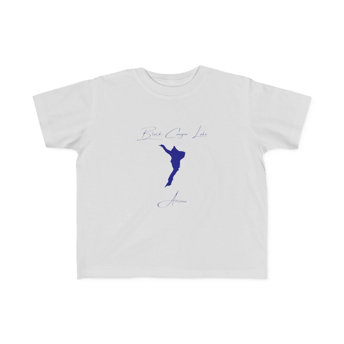 Arizona  Black  Canyon  Lake  Toddler  T-shirt  front  position  view  from  front  silver.webp