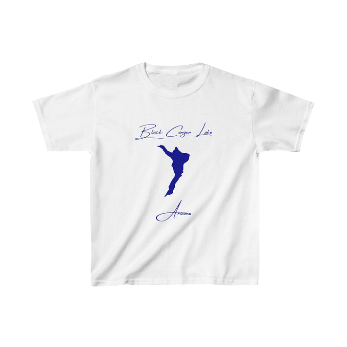 Arizona  Black  Canyon  Lake  Youth  T-shirt  front  position  view  from  front  white.webp