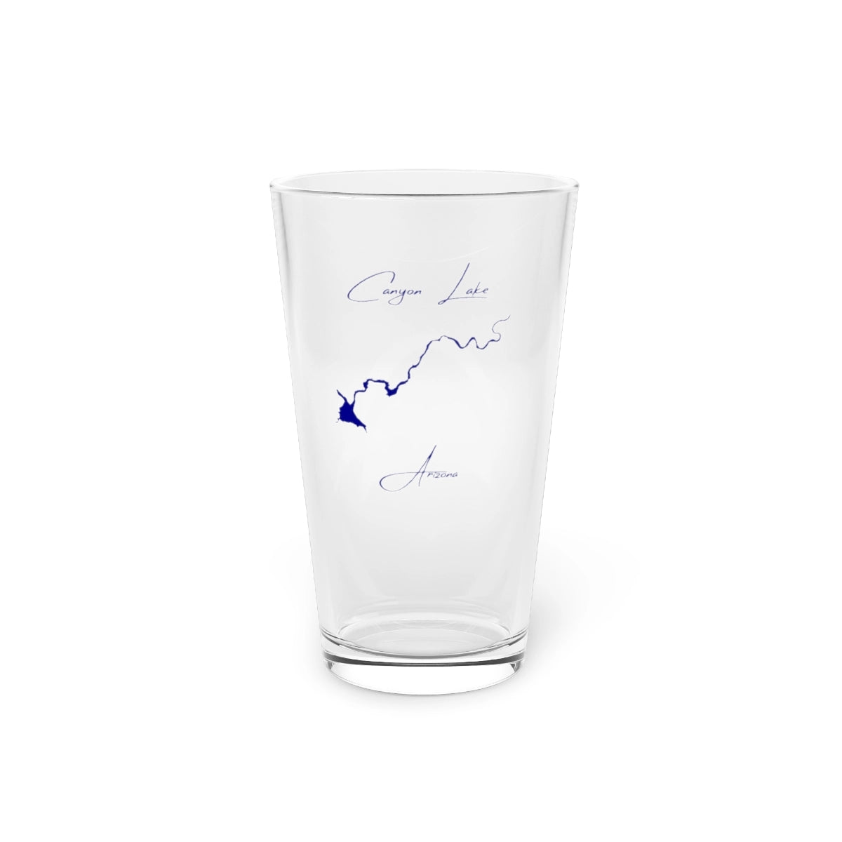 Arizona  Canyon  Lake  16oz  Pint  Glass  front  position  view  from  front  16oz.webp