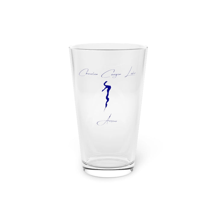 Arizona  Chevelon  Canyon  Lake  16oz  Pint  Glass  front  position  view  from  front  16oz.webp