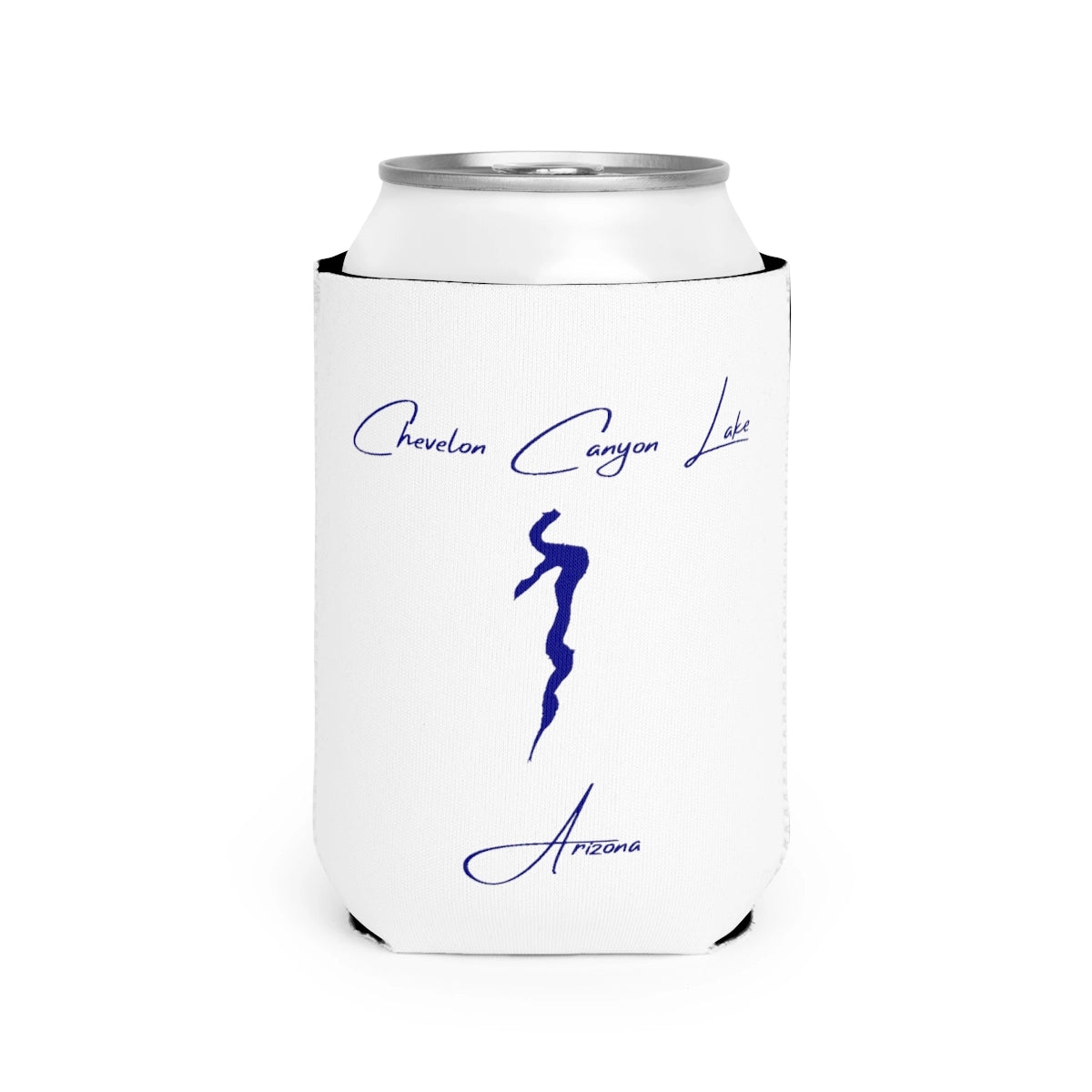 Arizona  Chevelon  Canyon  Lake  Can  Koozie  front  position  view  from  front-2  white.webp