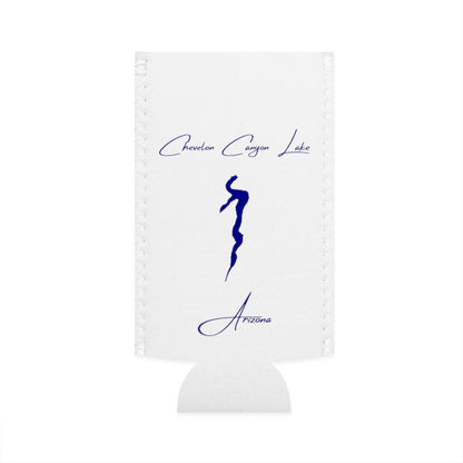 Arizona  Chevelon  Canyon  Lake  Slim  Can  Koozie  front  position  view  from  flat-front  white.webp