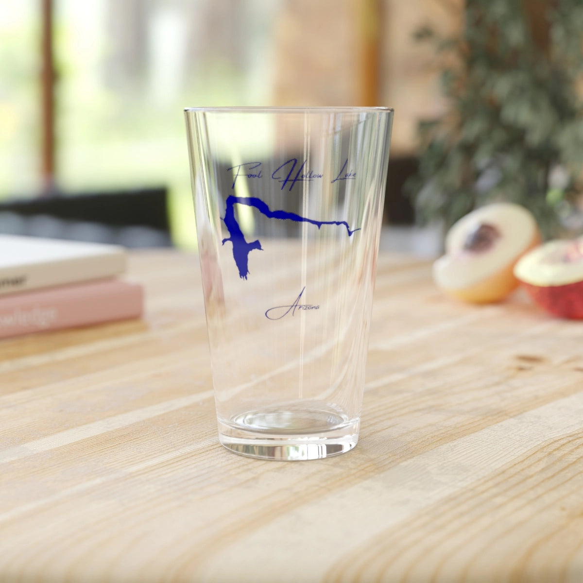 Arizona  Fool  Hollow  Lake  16oz  Pint  Glass  front  position  view  from  context-2  16oz.webp