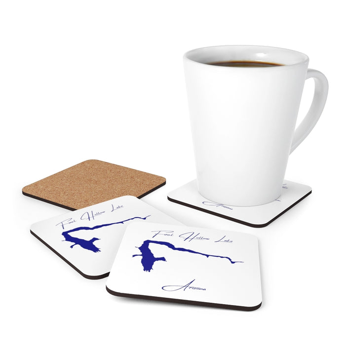 Arizona  Fool  Hollow  Lake  Coaster  Set  front  position  view  from  context-1  3.75  x  3.75.webp