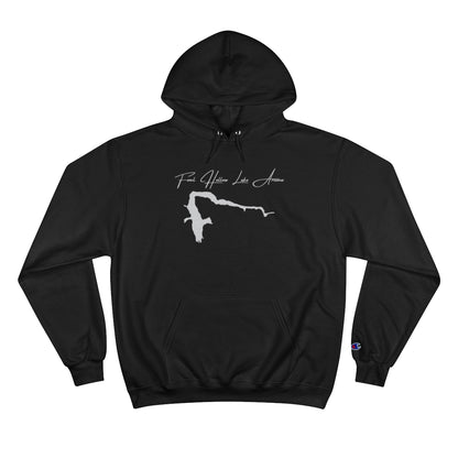 Arizona  Fool  Hollow  Lake  Hoodie  front  position  view  from  front  black.webp