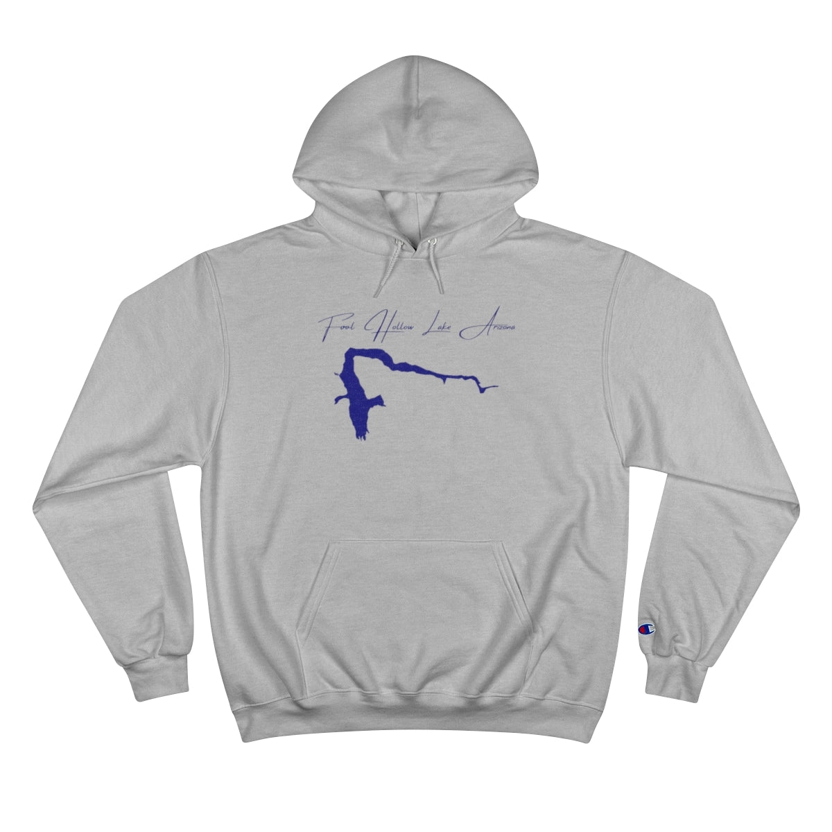 Arizona  Fool  Hollow  Lake  Hoodie  front  position  view  from  front  light  steel.webp