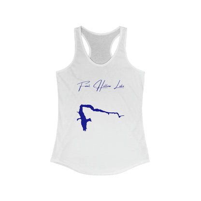 Arizona  Fool  Hollow  Lake  Racerback-Tank  front  position  view  from  front  solid  white.webp