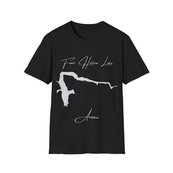 Arizona  Fool  Hollow  Lake  T-shirt  front  position  view  from  front  black.webp