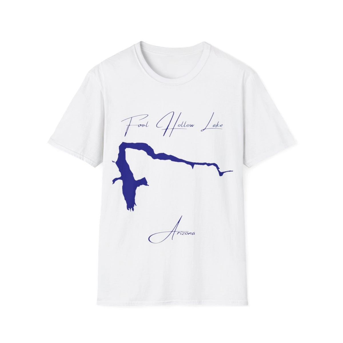 Arizona  Fool  Hollow  Lake  T-shirt  front  position  view  from  front  white.webp