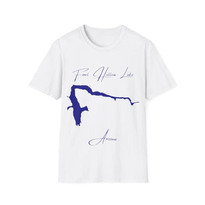 Arizona  Fool  Hollow  Lake  T-shirt  front  position  view  from  front  white.webp