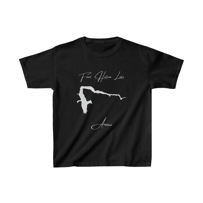 Arizona  Fool  Hollow  Lake  Youth  T-shirt  front  position  view  from  front  black.webp