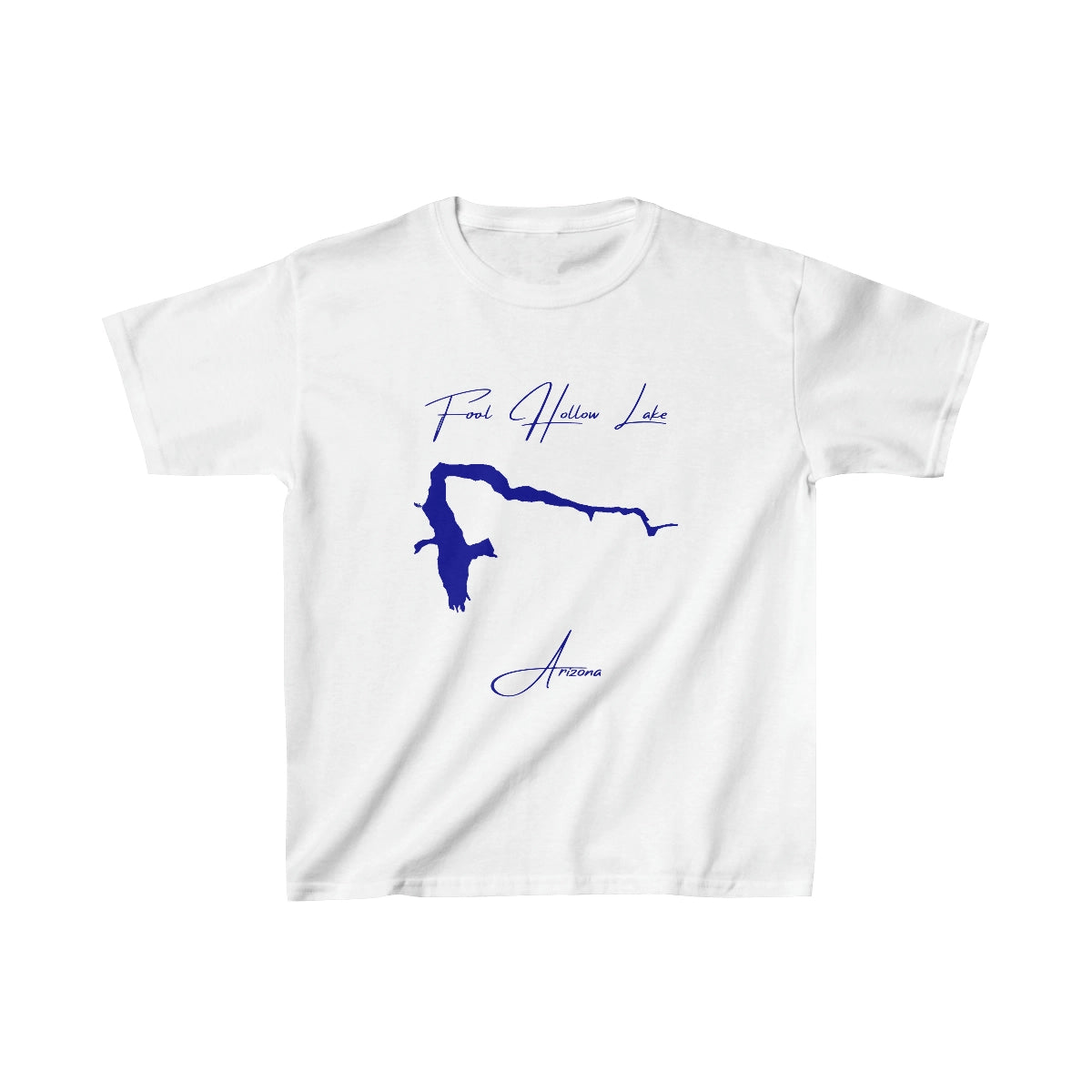 Arizona  Fool  Hollow  Lake  Youth  T-shirt  front  position  view  from  front  white.webp