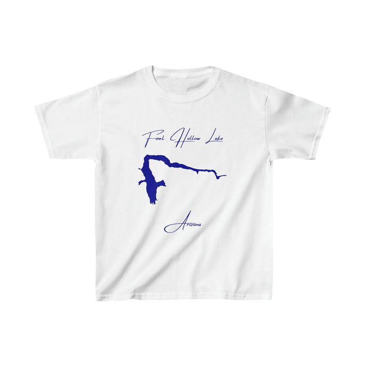 Arizona  Fool  Hollow  Lake  Youth  T-shirt  front  position  view  from  front  white.webp