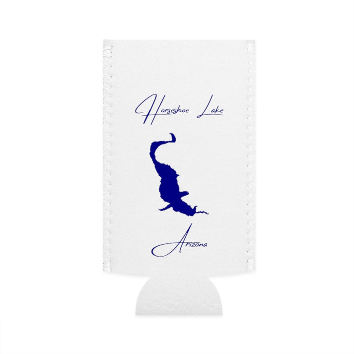 Arizona  Horseshoe  Lake  Slim  Can  Koozie  front  position  view  from  flat-front  white.webp