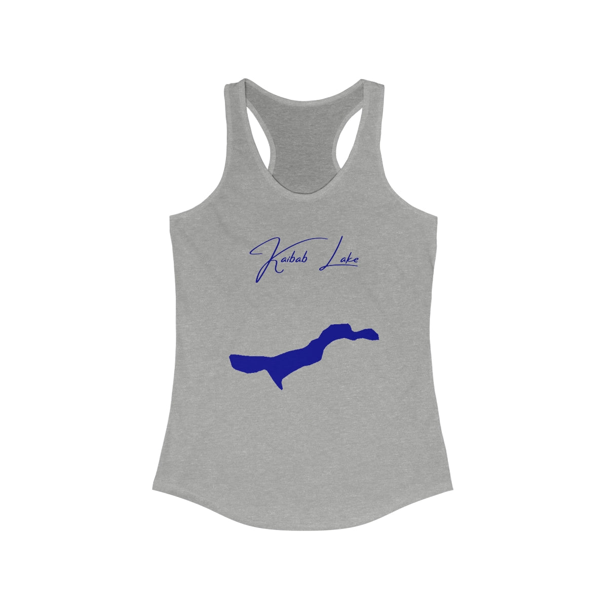Arizona  Kaibab  Lake  Racerback-Tank  front  position  view  from  front  heather  grey.webp