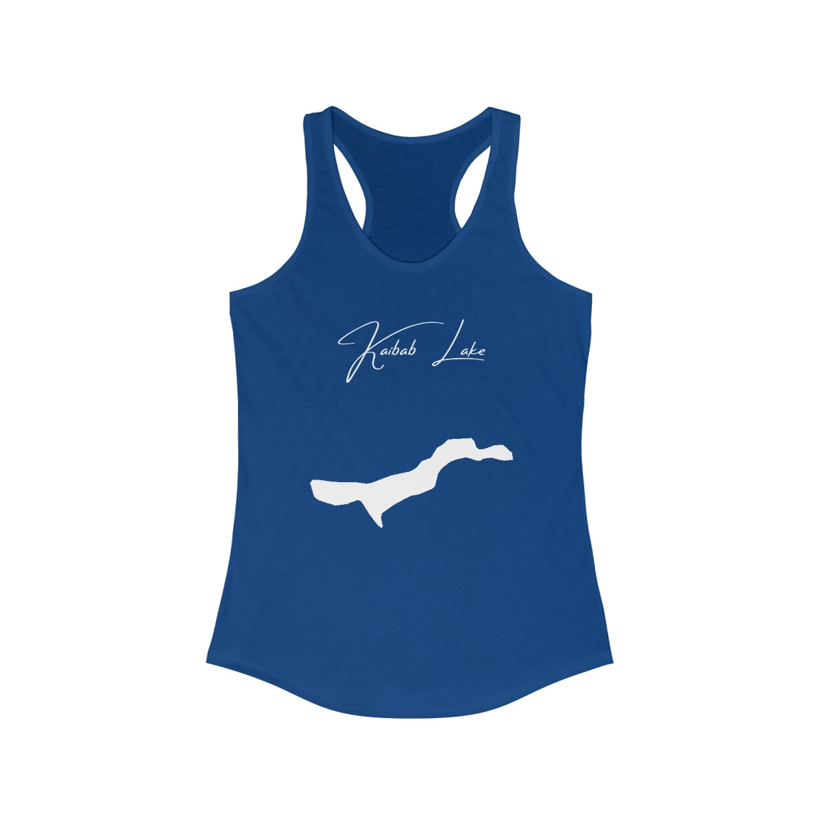 Arizona  Kaibab  Lake  Racerback-Tank  front  position  view  from  front  solid  royal.webp