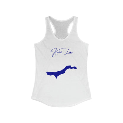 Arizona  Kaibab  Lake  Racerback-Tank  front  position  view  from  front  solid  white.webp