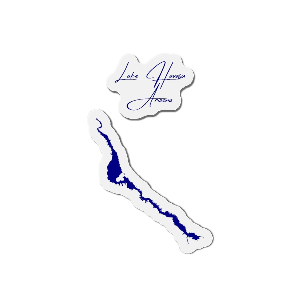 Arizona  Lake  Havasu  Die  Cut  Magnet  front  position  view  from  front  4  x  4.webp