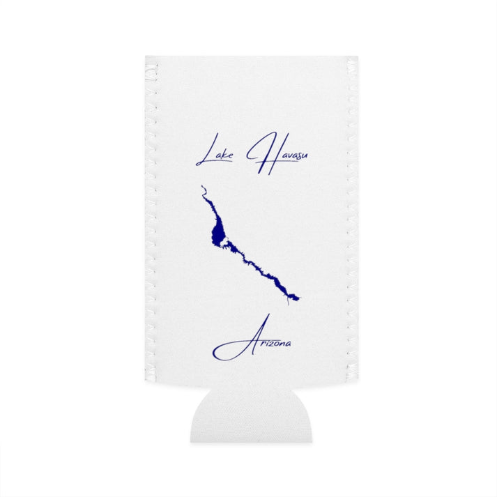 Arizona  Lake  Havasu  Slim  Can  Koozie  front  position  view  from  flat-front  white.webp