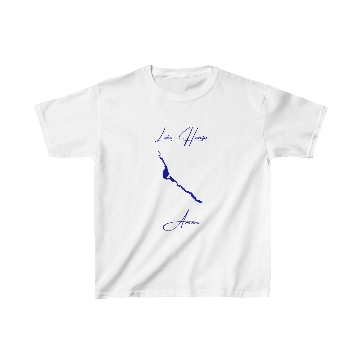 Arizona  Lake  Havasu  Youth  T-shirt  front  position  view  from  front  white.webp