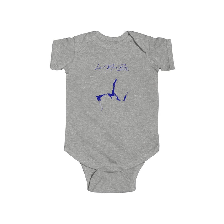 Arizona  Lake  Mead  Onesie  front  position  view  from  front  heather.webp
