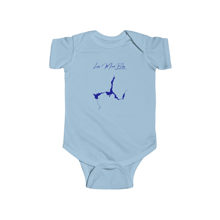Arizona  Lake  Mead  Onesie  front  position  view  from  front  light  blue.webp