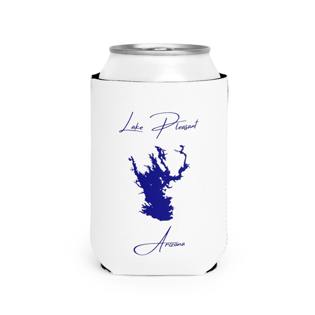 Arizona  Lake  Pleasant  Can  Koozie  front  position  view  from  front-2  white.webp