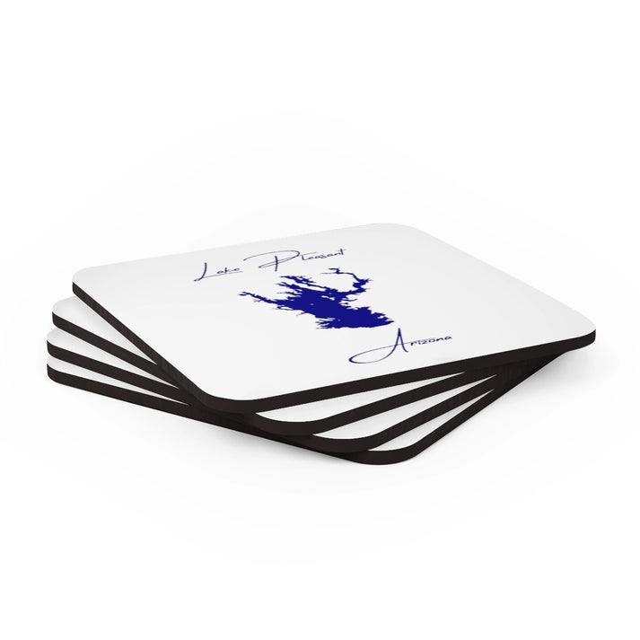 Arizona  Lake  Pleasant  Coaster  Set  front  position  view  from  stacked  3.75  x  3.75.webp