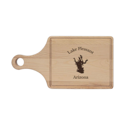 Arizona  Lake  Pleasant  Engraved  Cutting  Board  front  position  view  from  front  maple.webp